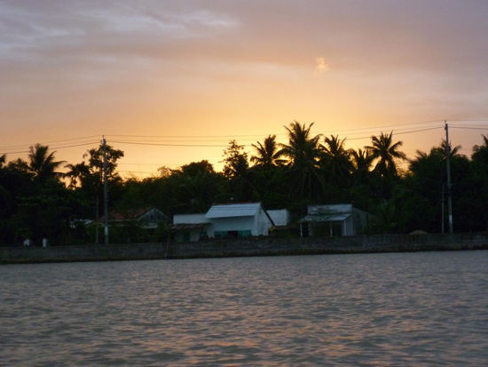 .. auf dem Mekong