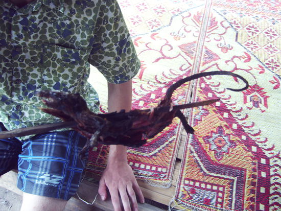 Ratte am Spieß - ich verzichte