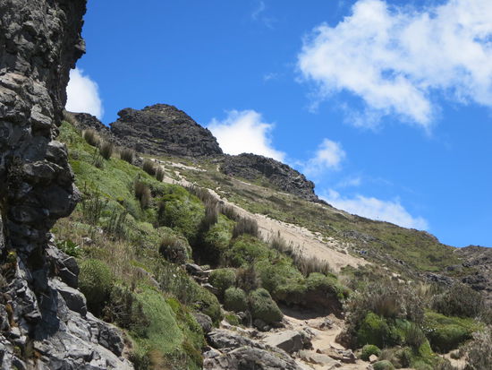 Ende meiner Tour! Basti ist bis hoch auf den linken "Hügel"