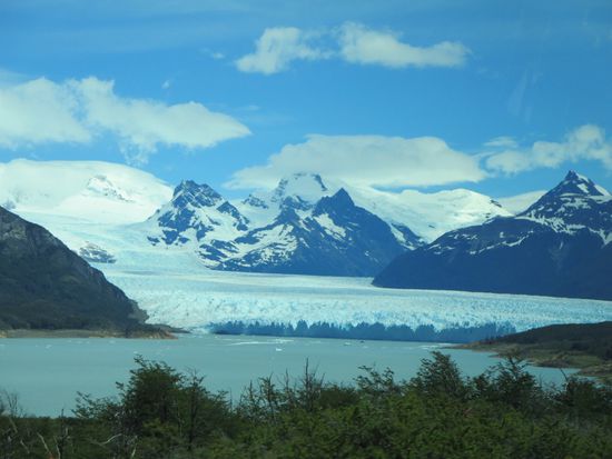 Der erste Blick vom Bus aus
