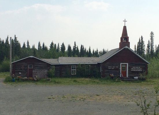 Kirche in Burwash Landing
