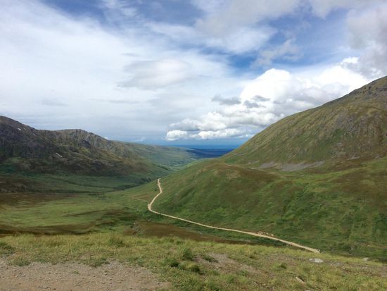 Hatcher Pass Road in den Talkeetna Mountains