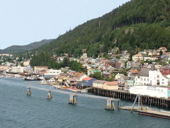 Hafeneinfahrt in Ketchikan