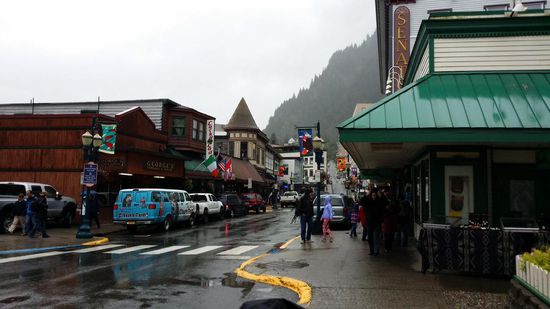 Juneau im Regen
