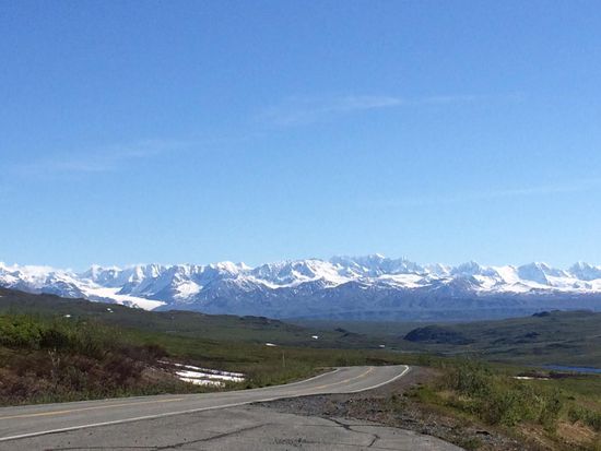 Phantastische Aussichten auf die Alaska Range