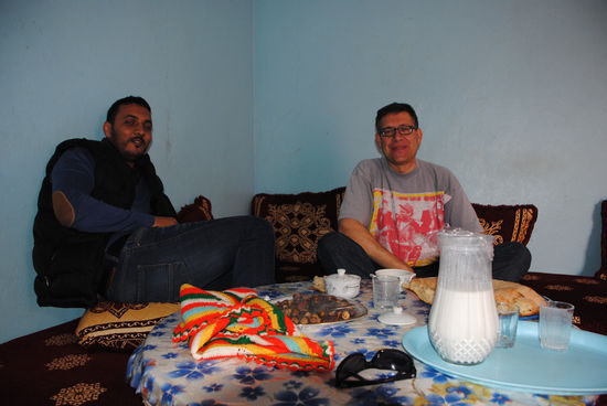 Mit Ibrahim im Haus seiner Familie