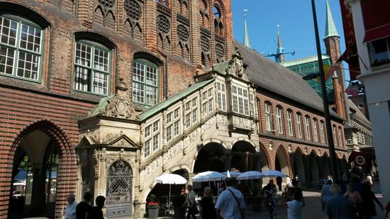 Rathaus der Hansestadt Lübeck.