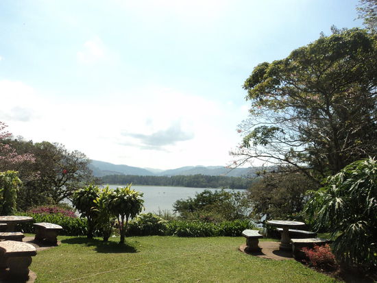 eine traumhafte Kulisse am Restaurant/Hotel La Casona del Cafetal