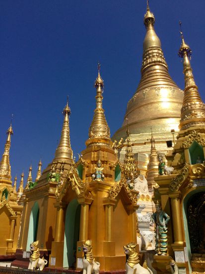 die Shwedagon Pagode
