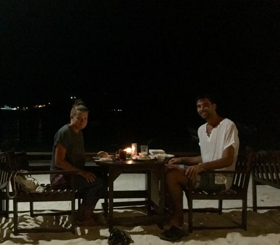 Tomyam und Curry zum Abendbrot am Strand