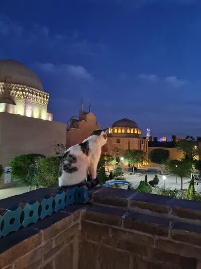 Blick vom Boom Café