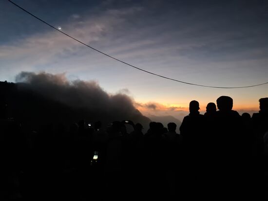 Kurz vor 5 am Seruni Point