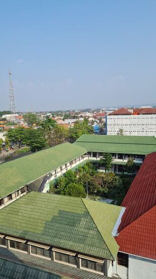 Blick aus dem Citradream-Hotel Cirebon