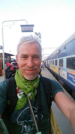 Ein zufriedener Reisender