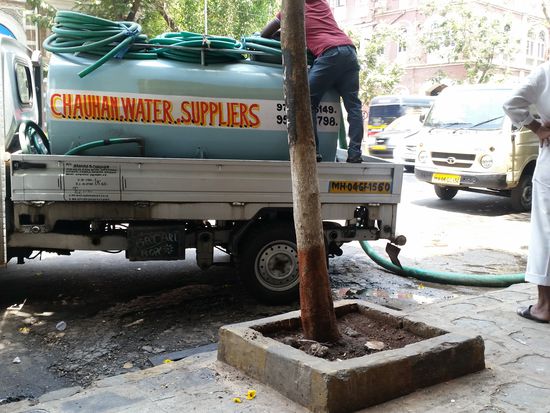 Wasser lieferanten tankstelle