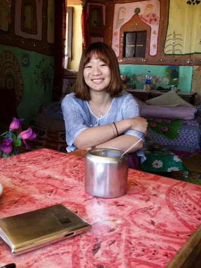 Die Chinesin Lü,die jetzt mein Zimmer okkupiert