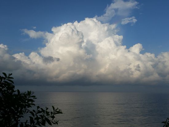 Abschiedswolken in Varkala