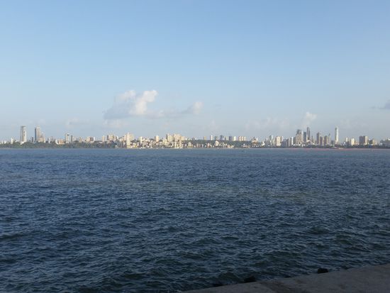 Skyline während des Frühsports