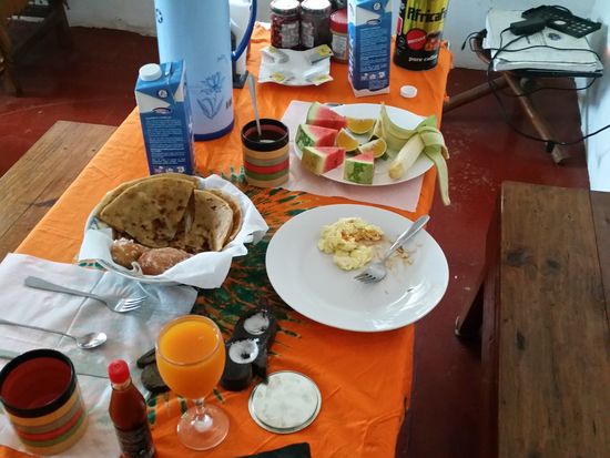 Mein Frühstück im Magharibi House