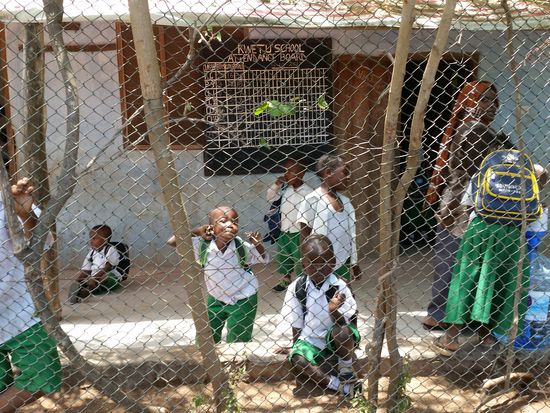 Von einer Deutschen geleitete Schule,auf die der Lütte(2J)von Ahmed geht