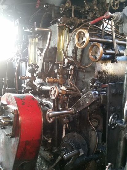 Das Innere der Lok