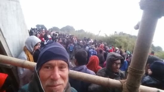 Unbeschreibliches Gedränge