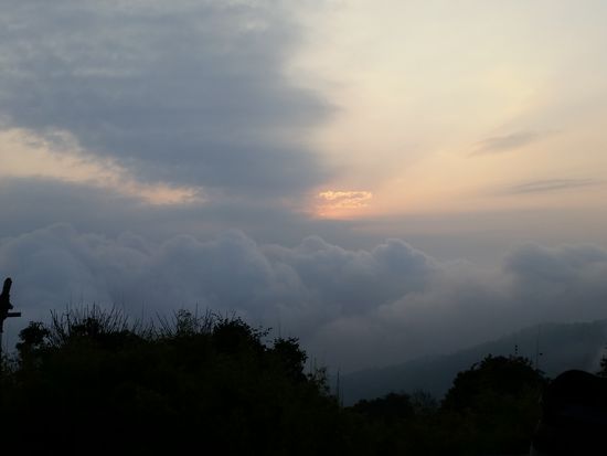 Die Sonne kündigt sich an