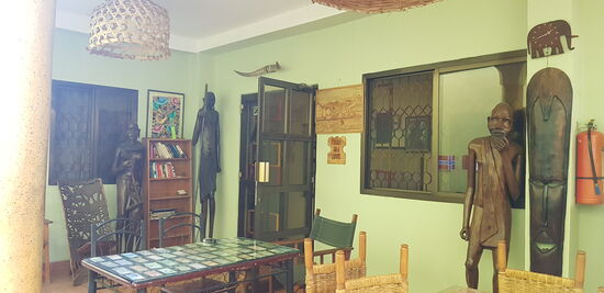 Lobby des "backpackers paradise"