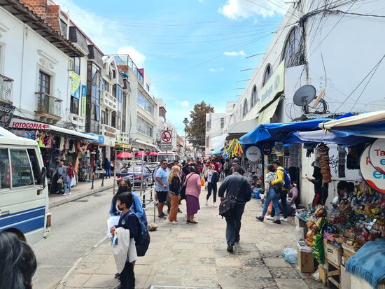 Straße nahe Mercado Central