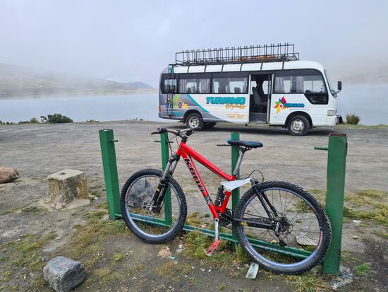 Start des Rennens in "La Cumbre", 4700m