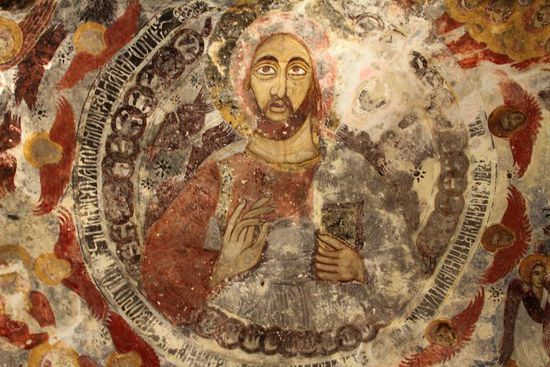 Deckenfresko - Jesus als Pantokrator