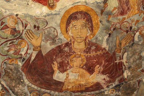 Maria, der das Kloster geweiht ist