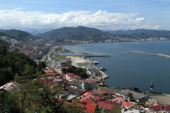 Aussicht vom Burgberg auf Giresun