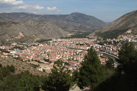 Ausblick von der Burg auf Amasya