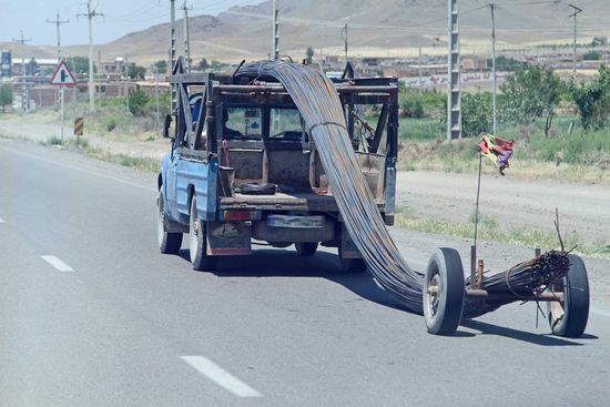 Transport langer Güter