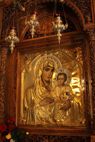 Wertvolle Ikonen schmücken die Kirche Hagios Demetrios