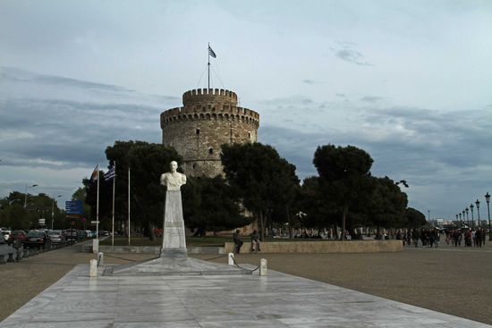 Der Weiße Turm, das Wahrzeichen von Thessaloniki