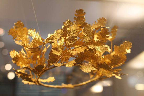 Goldener Lorbeerkranz