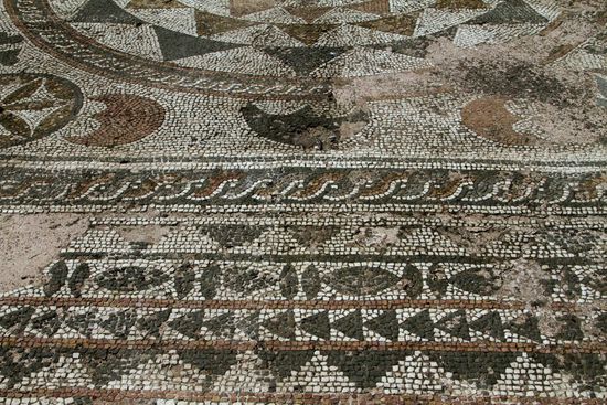 Bodenmosaik im Archäologischen Museum