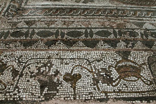 Bodenmosaik im Archäologischen Museum