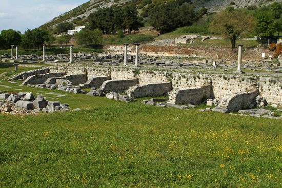 Der Marktkomplex südlich des Forums