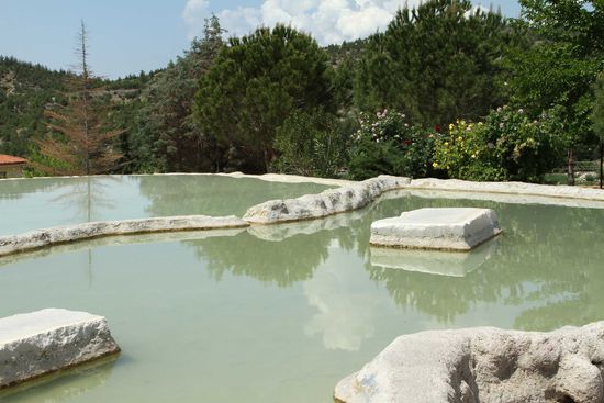 Die natürlichen Wasserbecken