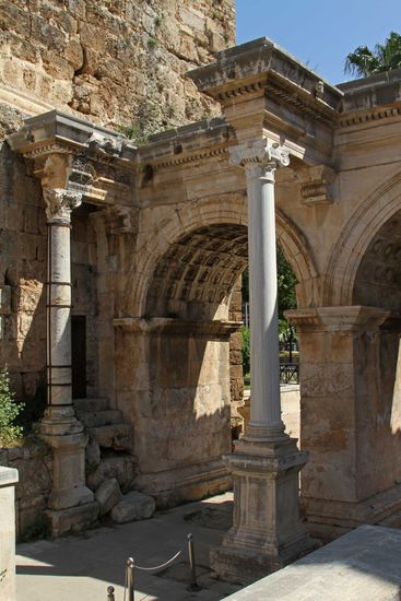 Das Hadrian-Tor - Detail