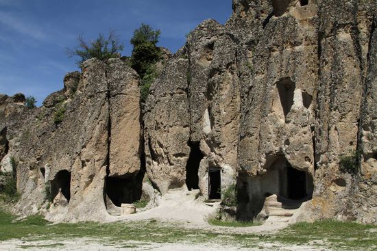 Höhlenwohnungen im antiken Kilistra