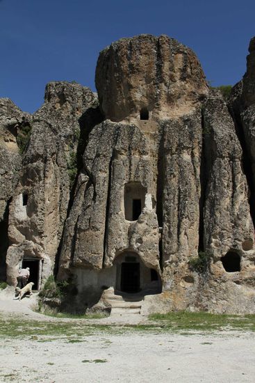 Höhlenwohnungen im antiken Kilistra