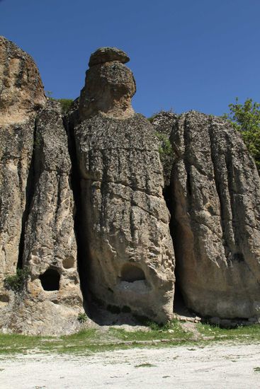 Höhlenwohnungen im antiken Kilistra