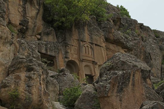 Klosterstraße von Güzelyurt - Kalburlu Kilise