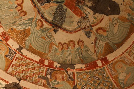 Agacalti Kilisesi - Himmelfahrtsszene in der Kuppel