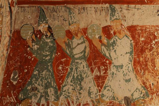 Agacalti Kilisesi - Wandmalerei