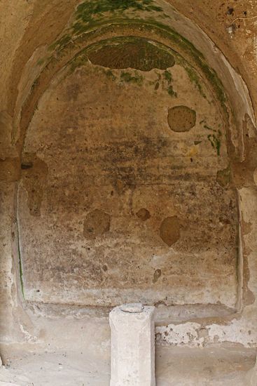 Unterirdische Stadt Gaziemir - Chor der Kirche